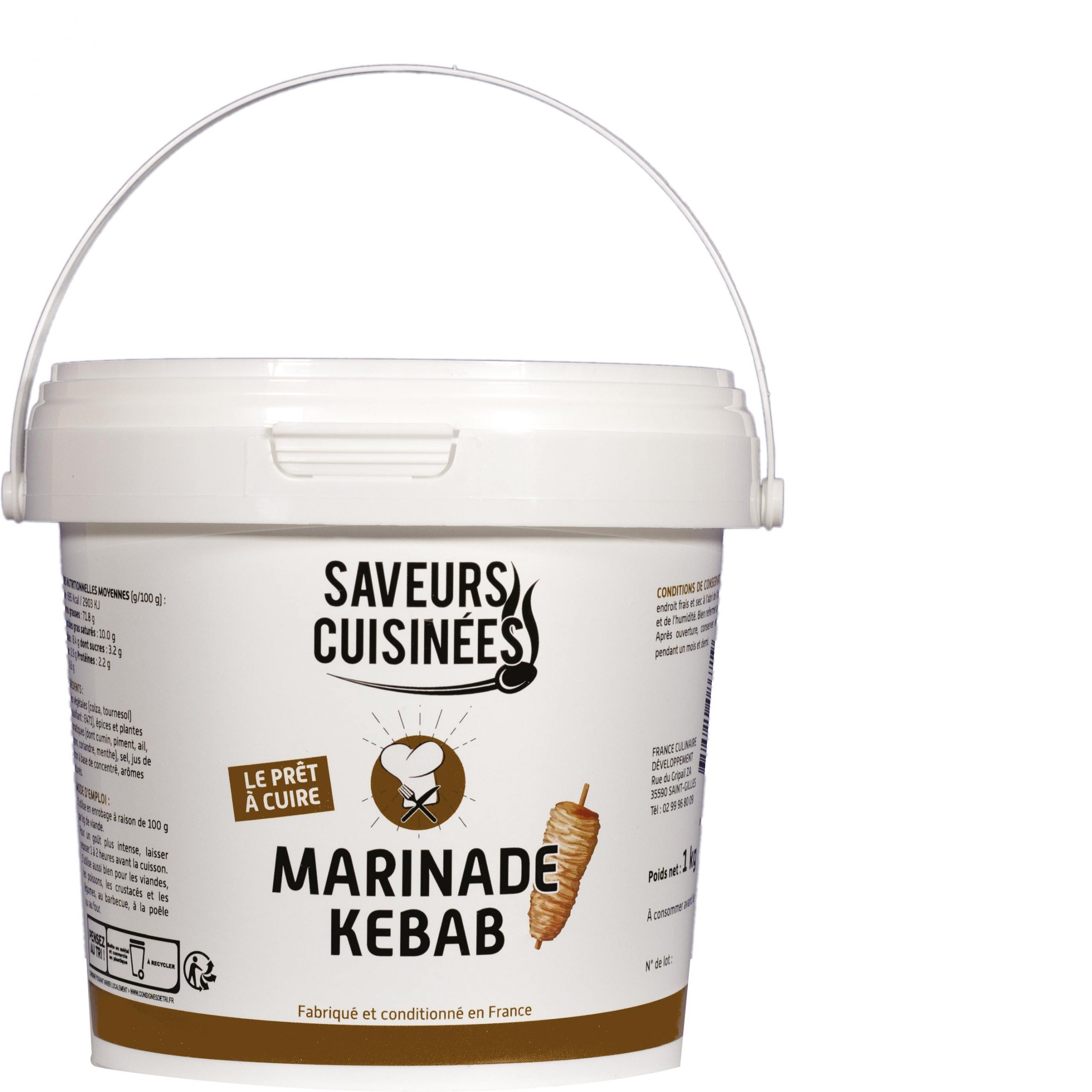 Marinade kebab France Culinaire Développement