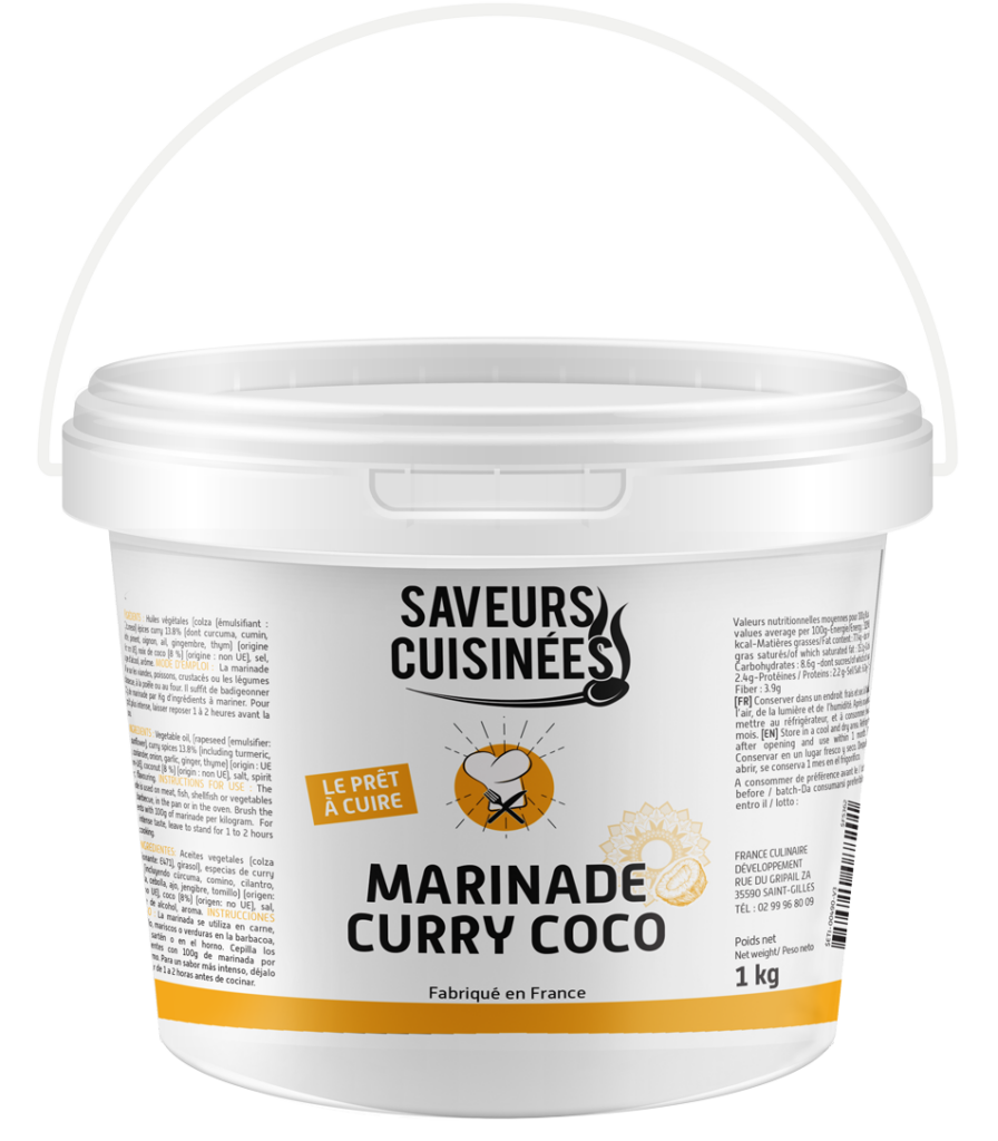 Marinade Curry Coco
