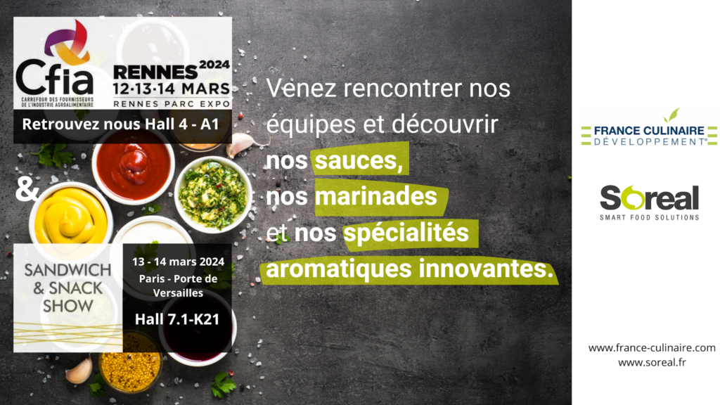 Visuel Annonce Salons France Culinaire Développement